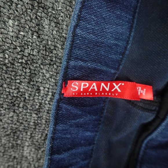 Spanx Jeggings Womens Extra‎ Small Blue Denim Ready To Wow Running Casual Ladies - Picture 4 of 11
